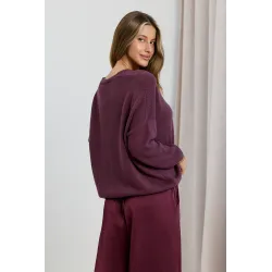 Kardigan oversize z ozdobnymi guzikami