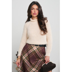 GRUBO PLECIONY GOLF Z CEKINAMI