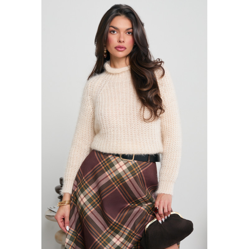 GRUBO PLECIONY GOLF Z CEKINAMI