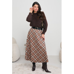 GRUBO PLECIONY GOLF Z CEKINAMI