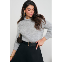 GRUBO PLECIONY GOLF Z CEKINAMI