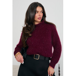 GRUBO PLECIONY GOLF Z CEKINAMI