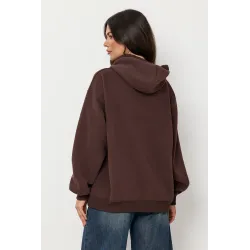 Bluza dresowa z haftowanym napisem