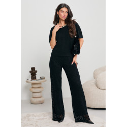 WARKOCZOWY SWETER Z PEREŁKAMI