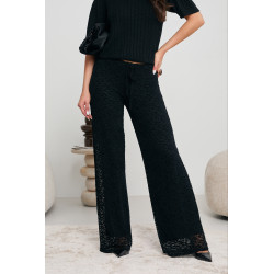 KORONKOWE SPODNIE O PROSTYM KROJU