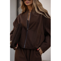 KURTKA BOMBERKA O OVERSIZOWYM KROJU