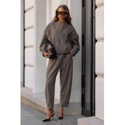 SPODNIE O PROSTYM KROJU Z PASKIEM