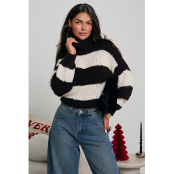 GOLF O GRUBYM SPLOCIE W SZEROKIE PASY