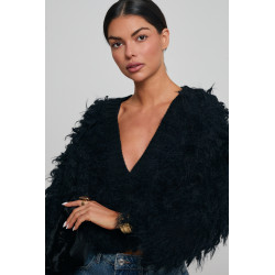 KARDIGAN Z DEKORACYJNYM SPLOTEM LOOP
