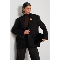 MARYNARKA ZE ZŁOTĄ BROSZKĄ