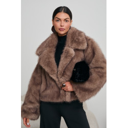 OVERSIZOWE FUTERKO Z DUŻYM KOŁNIERZEM