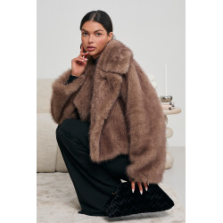 OVERSIZOWE FUTERKO Z DUŻYM KOŁNIERZEM