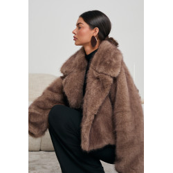 OVERSIZOWE FUTERKO Z DUŻYM KOŁNIERZEM