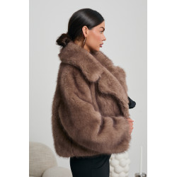 OVERSIZOWE FUTERKO Z DUŻYM KOŁNIERZEM