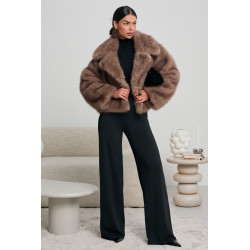 OVERSIZOWE FUTERKO Z DUŻYM KOŁNIERZEM