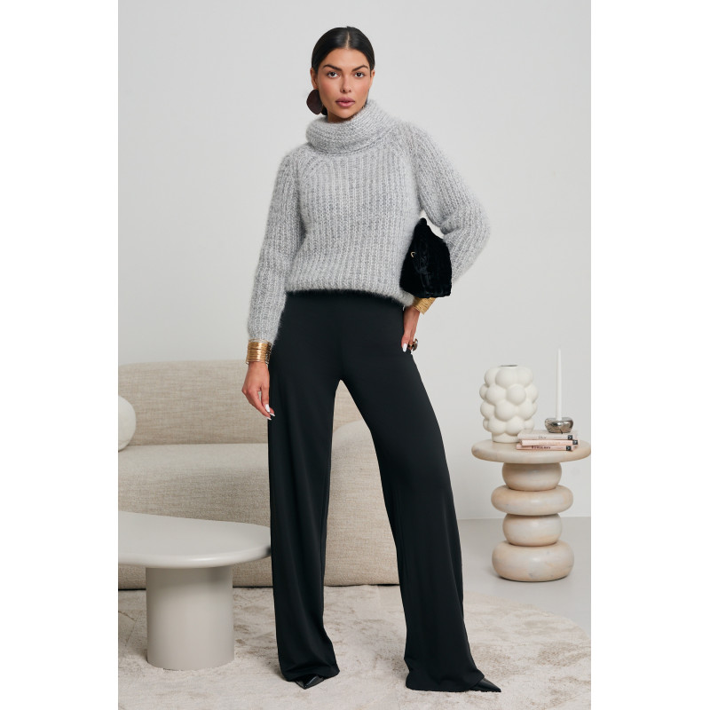 GRUBO PLECIONY SWETER Z GOLFEM