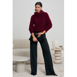 GRUBO PLECIONY SWETER Z GOLFEM