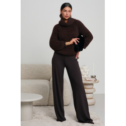 GRUBO PLECIONY SWETER Z GOLFEM