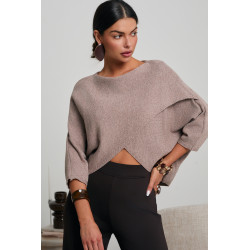 OVERSIZE’OWY SWETER 2W1 O KOPERTOWYM KROJU