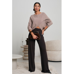 OVERSIZE’OWY SWETER 2W1 O KOPERTOWYM KROJU