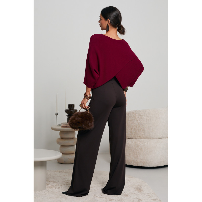 OVERSIZE’OWY SWETER 2W1 O KOPERTOWYM KROJU