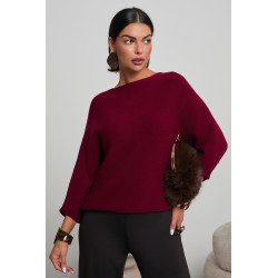 OVERSIZE’OWY SWETER 2W1 O KOPERTOWYM KROJU