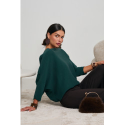 OVERSIZE’OWY SWETER 2W1 O KOPERTOWYM KROJU