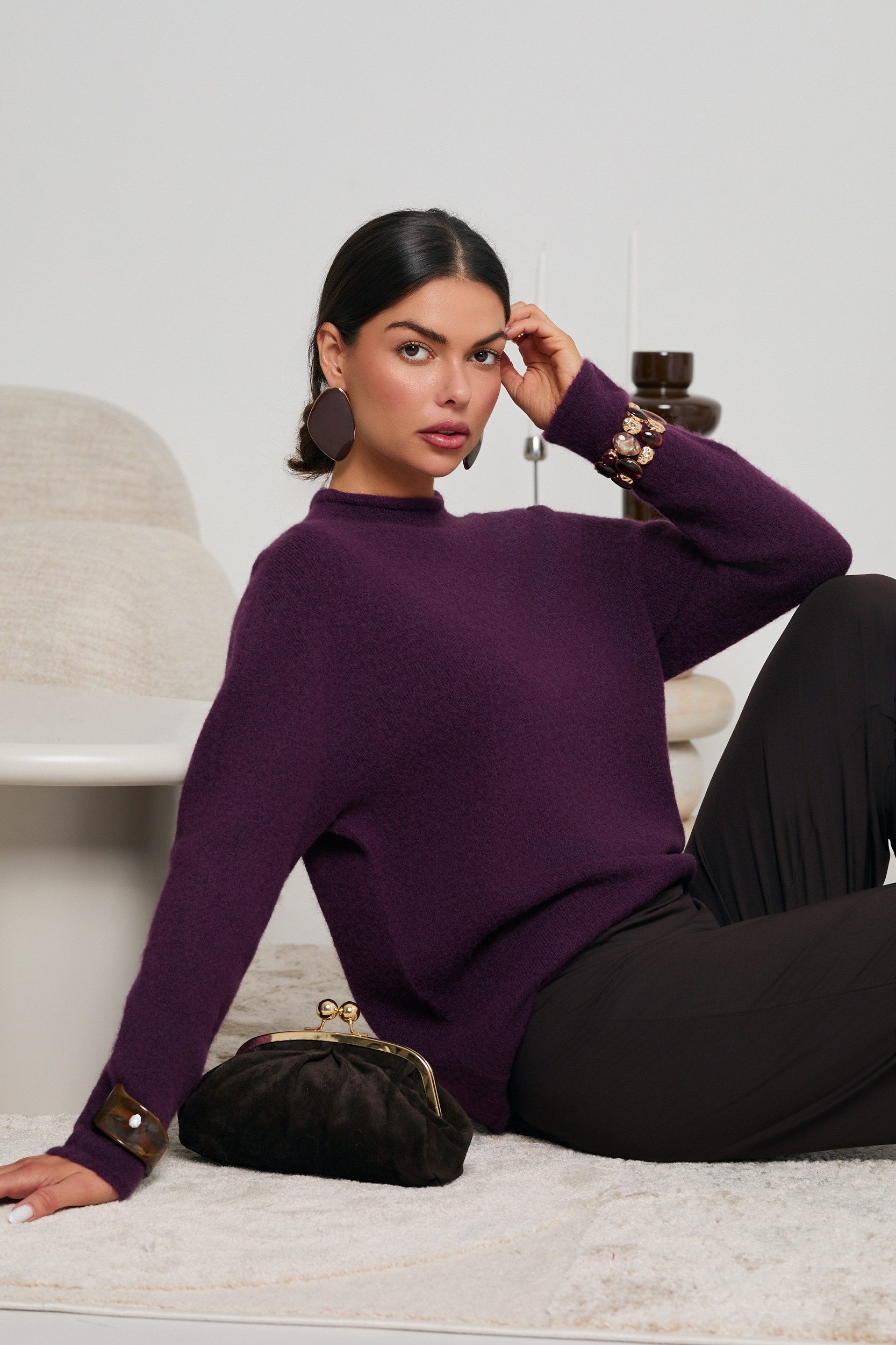 SWETER Z PÓŁGOLFEM