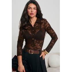 KORONKOWE BODY Z KOŁNIERZYKIEM