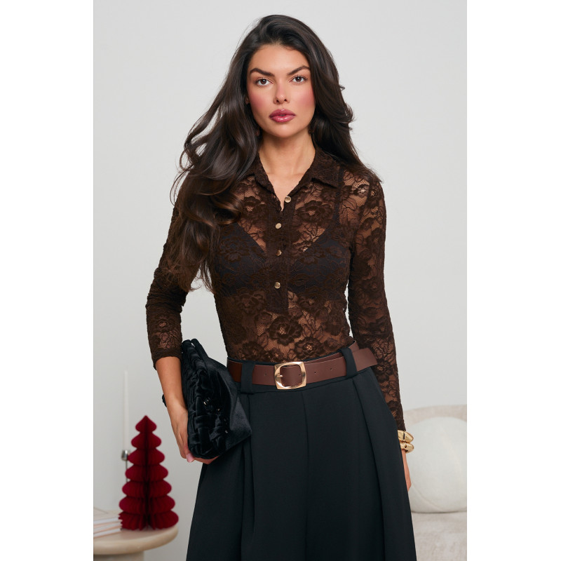 KORONKOWE BODY Z KOŁNIERZYKIEM