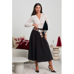 KORONKOWE BODY Z FALOWANYM DEKOLTEM