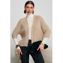 KRÓTKI KARDIGAN Z RĘKAWEM 3/4