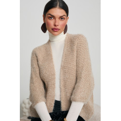 KRÓTKI KARDIGAN Z RĘKAWEM 3/4