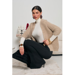 KRÓTKI KARDIGAN Z RĘKAWEM 3/4