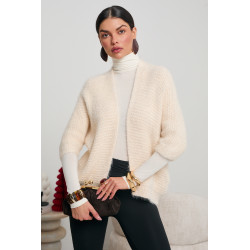 KRÓTKI KARDIGAN Z RĘKAWEM 3/4