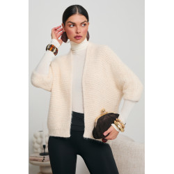 KRÓTKI KARDIGAN Z RĘKAWEM 3/4