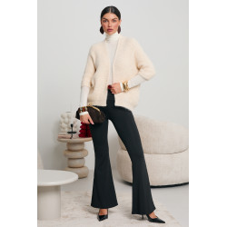 KRÓTKI KARDIGAN Z RĘKAWEM 3/4