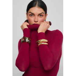 BASICOWA BLUZKA  Z GOLFEM