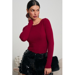 PRĄŻKOWANA BLUZKA Z ELASTYCZNEJ DZIANINY