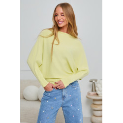 OVERSIZOWY SWETER Z RĘKAWEM BATWING