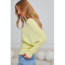 OVERSIZOWY SWETER Z RĘKAWEM BATWING