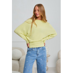OVERSIZOWY SWETER Z RĘKAWEM BATWING