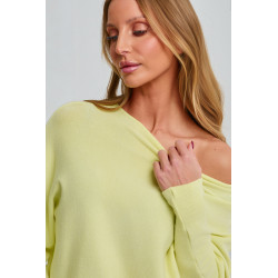 OVERSIZOWY SWETER Z RĘKAWEM BATWING