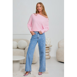 OVERSIZOWY SWETER Z RĘKAWEM BATWING