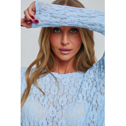 AŻUROWA BLUZKA Z KORONKI