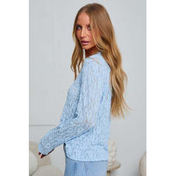 AŻUROWA BLUZKA Z KORONKI