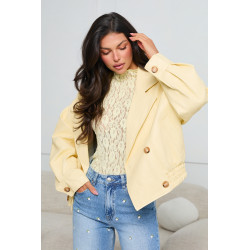 DWURZĘDOWA KURTKA OVERSIZE Z EKO SKÓRY