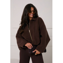 OVERSIZOWERKA BOMERKA Z KOŁNIERZEM