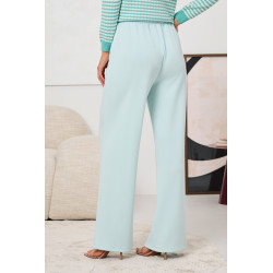 Spodnie z prostą nogawką i przeszyciami