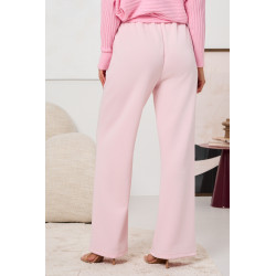 Spodnie z prostą nogawką i przeszyciami